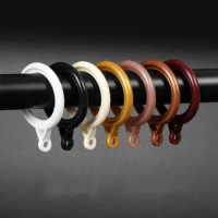 Mute Curtain Buckle Thicken Roman Circle Curtain Rod Hanging Curtain Ring Auxiliary Tools Accessories Window Decoration E11692