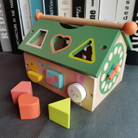 智慧屋幾何形狀認知數字屋配對智力盒寶寶益智玩具