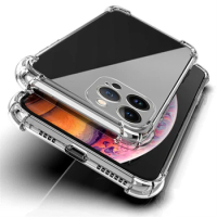 For iPhone 13 Case 13 Pro Max Soft Silicone Clear Transparent Case For iPhone 13 Pro Max Cover iPhone13 Mini Phone Coque Fundas