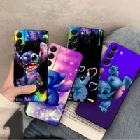 Phone Case for Samsung Note 20 S23 S22 S21 Ultra Galaxy S20 FE S10 S10E Silicone Cases Love Color Painting Stitch