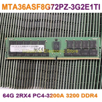 1PCS Memory For MT 64GB 64G 2RX4 PC4-3200A 3200 DDR4 MTA36ASF8G72PZ-3G2E1TI