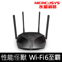 【Mercusys水星網路】MR70X AX1800 Gigabit 雙頻 WiFi 6 無線網路 路由器