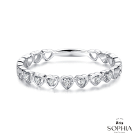 SOPHIA 蘇菲亞珠寶 - 心型鑲鑽 14K金 鑽石戒指