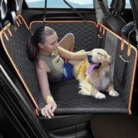 #3Waterproof Dog Backseat Cover for Car, Foldable Dog Hammock for Car Travel Accessories Camping Mattress Bed
