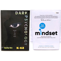 PAKET 2 BUKU MOTIVASI BESTSELLER : Dark Psychology : Novita WD & Mindset : Carol S