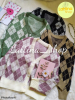 CARDIGAN RAJUT TEBAL SPIDER / CARDIGAN Rajut Motif ketupat / WIND LONG