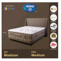 Madison Spring Air Springbed Full Bed Set 100 120 160 180 200