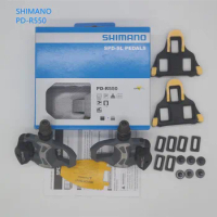 Original shimano Pedal SPD SL PD R550 Black color Road bicycle pedals bike self-locking pedal race cycling pedals