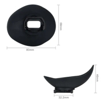 Camera Eyecup Viewfinder Protector Cup Soft Silicone Eyepiece For Sony A6500 A6400 Replaces Sony FDA-EP17