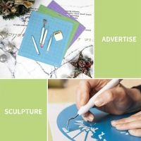 ตัดเสื่อสำหรับ Cricut Explore One/Air/Air 2/Maker ขนาดมาตรฐาน 12*12 เหมาะสำหรับผ้าเบาและแข็งแรง Nica