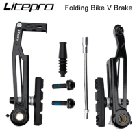 Litepro V Brake Arms For Bicycle V Brake Set Folding Bike Caliper BMX Rim Extension Caliper Direct Mount Cycling Accesories