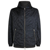 【MONCLER】男款 CORDIER 雙面連帽夾克-黑色(5號USA-XXL)