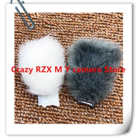 1pcs New for Artificial Fur Microphone Muff Windscreen Wind Sleeve Shield For Zoom ZV-E10 For Sony camera