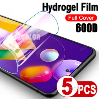 5pcs Hydrogel Film for Samsung Galaxy M51 M31s M31 5G M12 M02s Screen Protector Gel Protective Film Samsun M 31s 12 31 s 02s 51