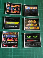 Stiker Miniatur Lampu Bus STROBO 6 VARIAN