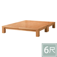 柏蒂家居-迪亞洛6尺雙人加大實木床底/床台