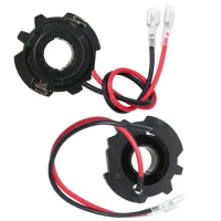 2Pcs For VW Golf 5 MK5 GTI Jetta Scirocco H7 LED Headlight Bulb Base Holder Retainer Headlamp Socket Adapter