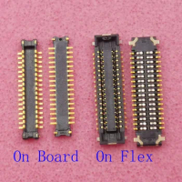 2Pcs Lcd Display Screen Flex FPC Connector For Samsung Galaxy A3 2015 A3000 A300F A3009 J3 2017 J330 J330F Plug On Board 34 Pin