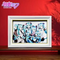 【支持客製】免運 開發票 初音未來手辦立體畫盲盒周邊海報初音掛畫女生女友生日禮物女孩 動漫掛畫