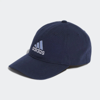 【adidas 愛迪達】LOGO 運動帽子(男女運動帽 海軍藍HT2036 棒球帽 鴨舌帽)