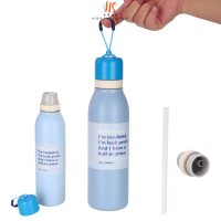 Owala FreeSipTwist ฝาเกลียวเครื่องดื่มคู่ 304 สแตนเลสสตีล กาต้มน้ำแบบหลอด แก้วเก็บความร้อน