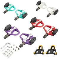 RPANTAHI road bike locking pedal clip-on pedal with sealed bearings and insole for SPD system locking pedals.