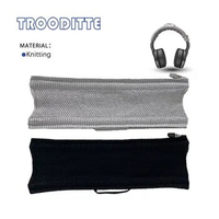 TROODITTE Headband Cover Compatible With Skullcandy Crusher Wireless Headphones Headband Weave Zipper