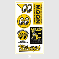 STICKER PACK MOONEY STIKER PACK BULAN MATA STIKER AESTETHIC HELM MOTOR