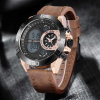 DISKON JAM TANGAN BELLEDA 9271 TALI KULIT ANTI AIR KASUAL Watches