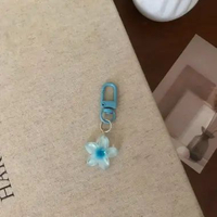 OEM SK-C1401 Gantungan Kunci Bunga Kamboja Bali / Keychain Mini Bagcharm Hiasan Tas HP Flower Cute /
