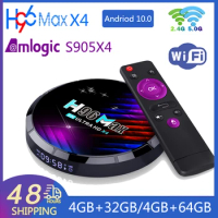 Android Smart TV Box H96 MAX X4 Android 11 Ultra HD Set Top Box Amlogic S905X4 Media Player 2.4G&amp;5G Dual WiFiBT 4K 8K HDR10+
