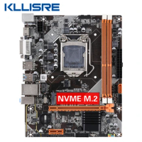 Kllisre B75 desktop motherboard M.2 LGA 1155 for i3 i5 i7 CPU support ddr3 memory