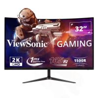 【ViewSonic 優派】VX3218C-2K 32型 VA 2K 180Hz 曲面電競螢幕(1500R/內建喇叭/FreeSync/一年無亮點保固)
