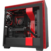 NZXT H710I desktop water-cooled chassis, ATX tempered glass side through 360 cold row, Game chassis