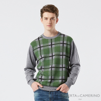 【ROBERTA 諾貝達】男裝 綠色純羊毛衣-高質感-德國素材