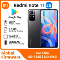 xiaomi redmi note 11 5G Android 6.6 inch RAM 8GB ROM 256GB MediaTek Dimensity 810 used phone