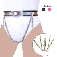 HotX Female Stainless Steel Chastity Belt metal Underwear Adjustable Waist Belt Chastity Device BDSM Lock Panties for women