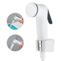 Toilet Sprayer Gun ABS Hand Bidet Faucet for Bathroom Hand Sprayer Shower Head Self Cleaning Bathroom Fixture