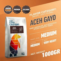 Aceh Gayo Arabica Arabika Grade 1 Biji Bubuk Kopi Roasted Beans 1000 gram 1KG Biji Kopi 1000g
