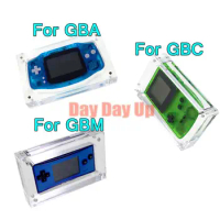 1PC For Game Boy Color GBC GBA Transparent Storage Acrylic For Game Boy Micro GBM Console Shell Cards Slot Box Display Stand