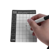 1PC K-888 Magnetic Screw Mat Memory Chart Work Pad Mobile Phone Repair Tools 145 X 90mm Palm Size