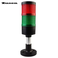 Zusen 70mm TBQ70-2T/W-D(J) 12V 24V 110V 220V Led Two-story Signal Tower Light Buzzer