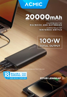 ACMIC ACMIC ULTRA 100W USB-C Super Fast Charging PowerBank Laptop MacBook