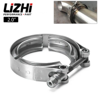 LIZHI Universal 2.0 inch Auto Parts V-band clamp kit for Turbo, Exhaust pipes Turbo Downpipe Exhaust Clamp V band LZ-VCN2