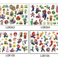 Mario Bros Hot tattoo stickers Super Malicon tattoo stickers children's birthday party presents small gifts Luigi Party Toys