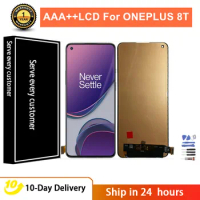 100% Tested Grade AAA 6.55'' Amoled LCD Replacement For Oneplus 8T Display Touch Screen Digitizer For One Plus 8T Repair Parts