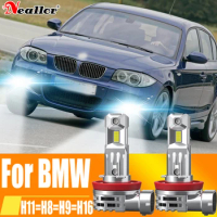 2x H11 H8 Led Fog Lights Headlight Canbus H16 H9 Car Bulb 6000K White Diode Driving Running Lamp 12v 55w For BMW E87 F11 F25 E83