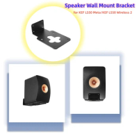 Black Speaker Wall Mount Bracket for KEF LS50 Meta/KEF LS50 Wireless 2 Audio Metal Bracket Accessori