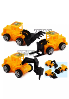 Toylogy Mainan Anak Laki Mobil Mobilan Truk Konstruksi Kendaraan Alat Berat Set Truck Construction 3 pc