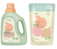 優生 嬰兒植淨酵素洗衣液體皂促銷組 (1罐+10入補充包)